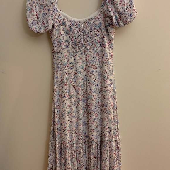 Evernew Alexandra Pintuck Floral Dress Midaxi - Picture 3 of 7